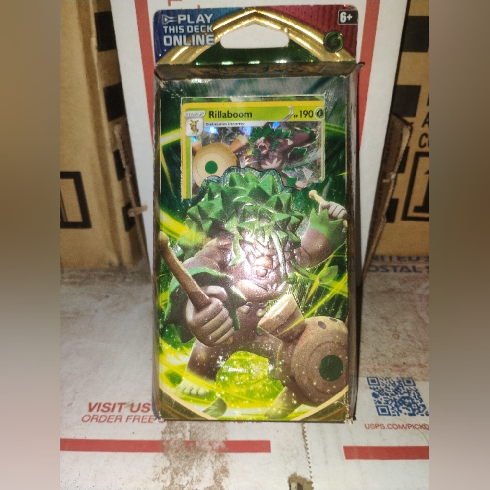 Pokemon TCG Sword And Shield Rillaboom Theme Deck